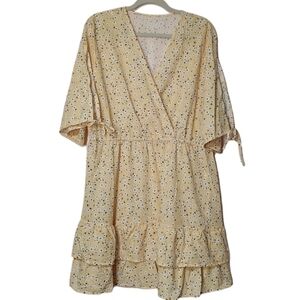 Yellow Floral Dress Size XXL